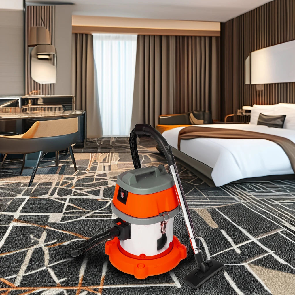 20L Powerful Electric Hotel Vacuum Cleaner New Condition Construction Industries Manual Dust Cleaning Process Core Motor NovaCart