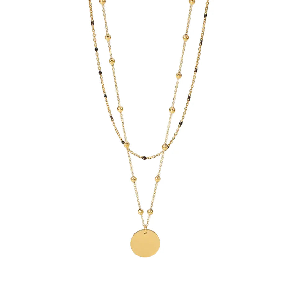Layered Necklace LUNAR VINES
