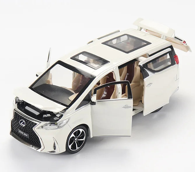 CZ  1:24  LX LM300H Business Van Model Toys Diecast Model for Collection and Creative Gift Alloy With Sound and Light Pullback NovaCart