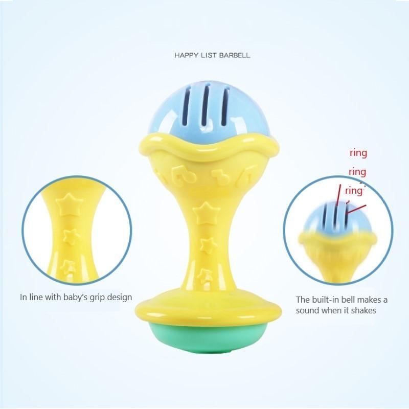Baby Rattle Toys Cartoon Hand Grip Soft Rattles Shaker Teether Infant Newborn Educational Toys For Baby and Kids Stevvex