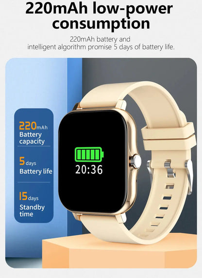 1.83'' Sport Smart Watch Fitness Clock Health Monitor Waterproof Smartwatch Wireless Call Watches for Men Women IOS Android 2025 NovaCart