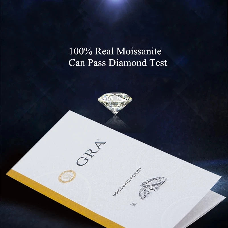 Silver 925 Original 5 Carat Excellent Cut Pass Diamond Test Yellow Moissanite Blossom Ring for Women Wedding Gemstone Jewelry NovaCart
