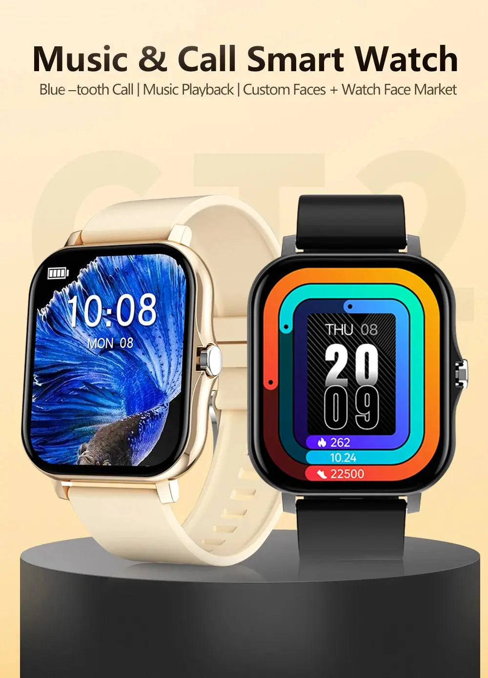 1.83'' Sport Smart Watch Fitness Clock Health Monitor Waterproof Smartwatch Wireless Call Watches for Men Women IOS Android 2025 NovaCart