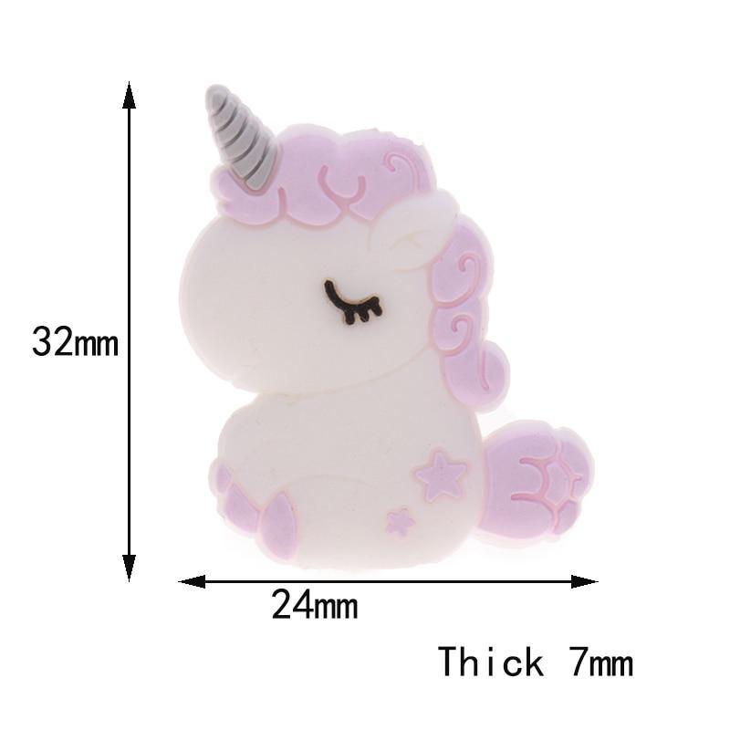 Silicone Unicorn Teether Beads Cute Cartoon Rodent BPA Free Baby Teething Toy For Baby and Kids Stevvex