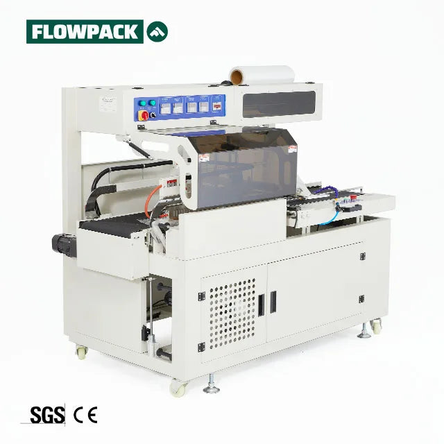 Thermal Economy Hualian Plastik Kecil Smi One-step Multi Tape l Shape Sealing Sealet Tunnel Shrink Package Wrap Machine System NovaCart