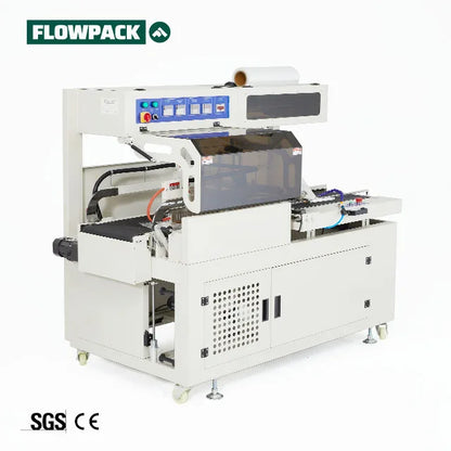 Thermal Economy Hualian Plastik Kecil Smi One-step Multi Tape l Shape Sealing Sealet Tunnel Shrink Package Wrap Machine System NovaCart