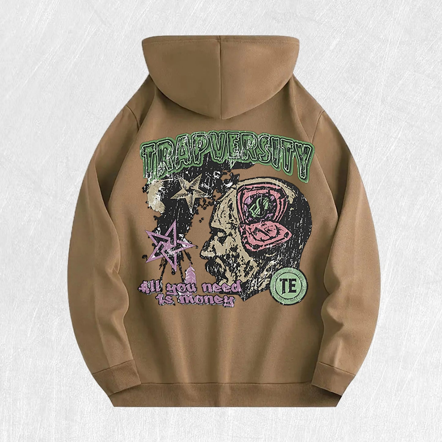 Trapversity Graphic Hoodie 100% Cotton US Warehouse 6 Colors NovaCart