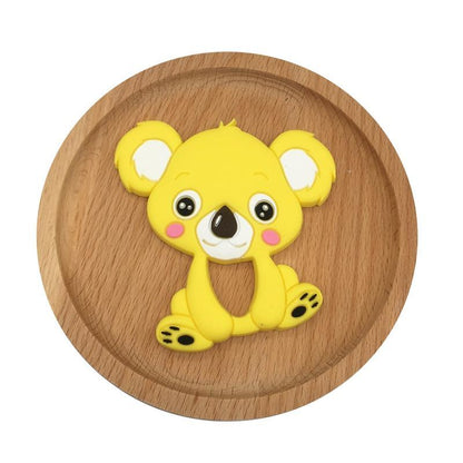 1pc Unique Baby Koala Silicone Teether Teething Chew Toy   Nursing Tool Pendant Food Grade Silicone Stevvex