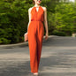 2022 Beach Style Jumpsuit for Women Summer Chiffon Bohemian Full Length Party Rompers