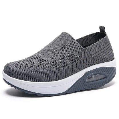 New Women's Casual Sports Air Cushion Mom Shoes Rocking Shoes Slip-Resistant Knitted Women's Shoes NovaCart