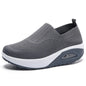 New Women's Casual Sports Air Cushion Mom Shoes Rocking Shoes Slip-Resistant Knitted Women's Shoes NovaCart