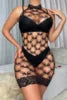 Sexy Halter Nylon Dresses Fishnet Girl Body Stocking Women Transparent Hollow Bodystockings Lingerie NovaCart