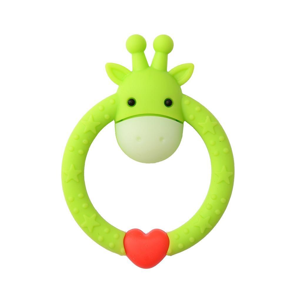 Cute Animal  Baby   Silicone Teether Child Supplies Baby Nursing  Dental Care Child Sucking Toy Perfect For Kids And Parents Stevvex