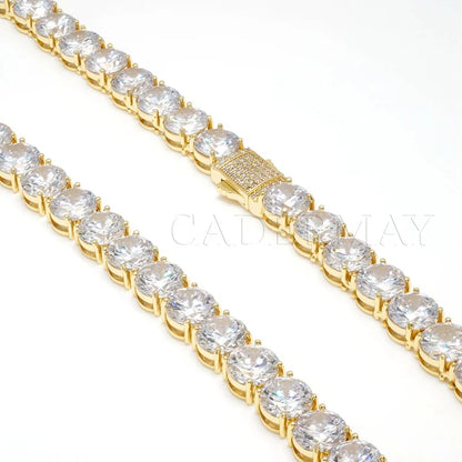 Cadermay 10mm D VVS Moissanite Diamond Iced Out Rapper Jewelry Personal  Fashion Pendant Necklace Link Chain NovaCart