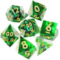 MINI PLANET DND Dice Set Purple Dragon Eye Liquid Core Dice RPG Dungeons&Dragons Wholesale Custom Handmade Polyhedral Resin Dice NovaCart
