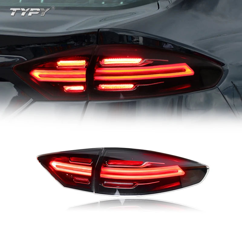 TYPY Suitable for Models of Ford Mondeo Taillight Assembly Porsche Models Modified LED Racing Flow Turn signal 2013-2016 NovaCart