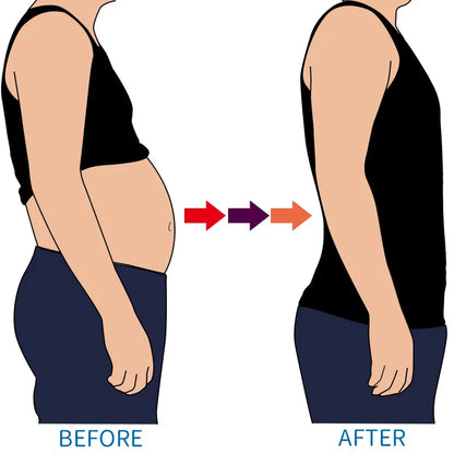 Mens Slimming Body Shaper Chest Compression Shirts Tummy Control Shapewear Gynecomastia Abdomen Slim Vest Waist Trainer Corset NovaCart