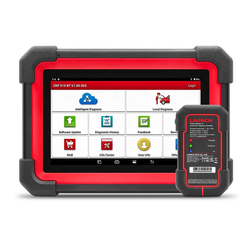 Global Version 2024 LAUNCH X431 CRP919E BT Car Diagnostic Tool with DBScar VII VCI Automotive OBD OBD2 Scanner NovaCart