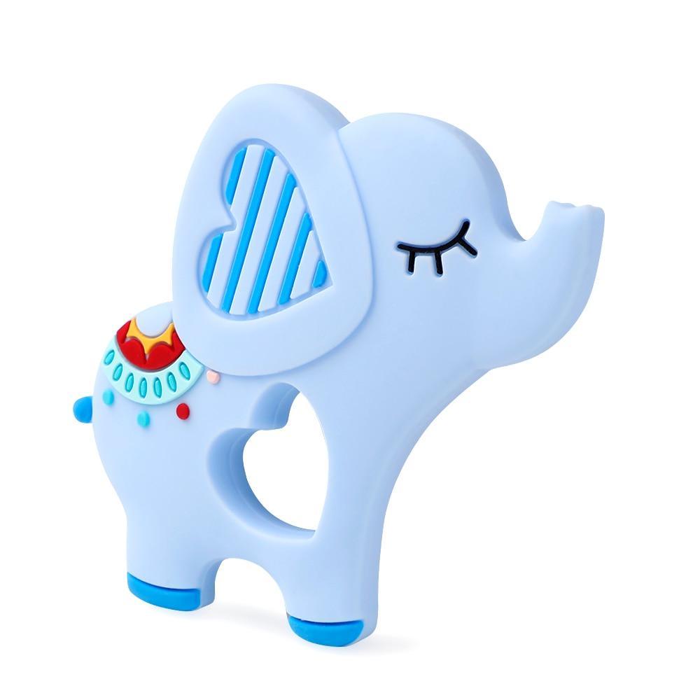Baby Silicone Teethers BPA Free Teething Toy Animal Dog Koala Owl Elephant Baby Ring Teether Silicone Beads For Kids and Baby Stevvex