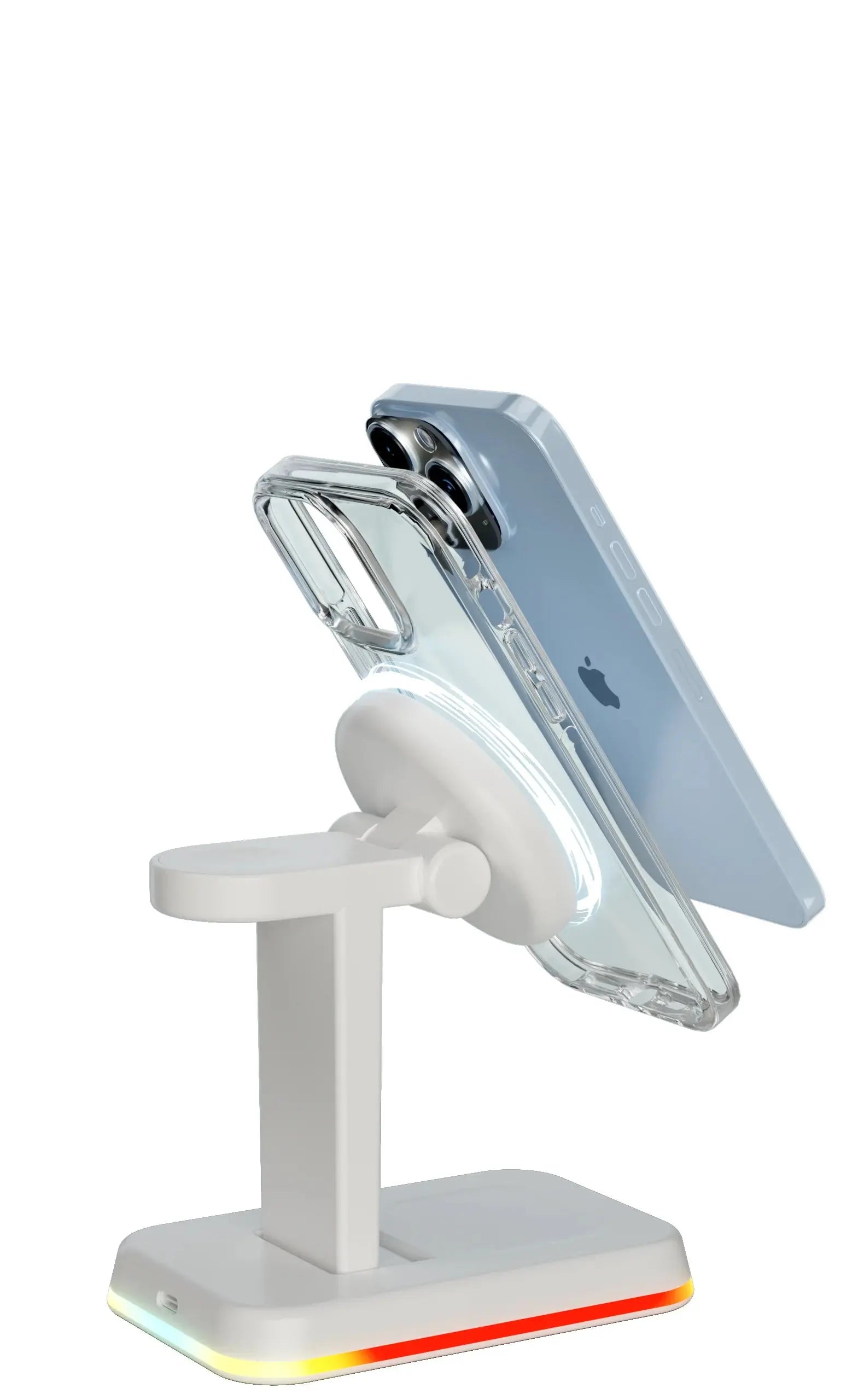 Revolutionary 3-in-1 Magnetic Wireless Charger - Fast Charge Your Devices with Style!