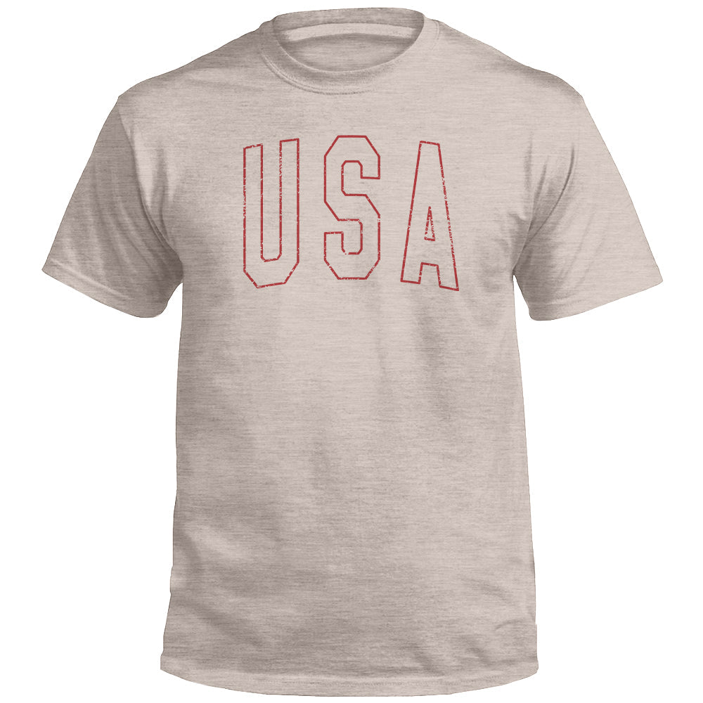 USA Collegiate Solid White (Front) Shield Republic