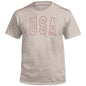 USA Collegiate Solid White (Front) Shield Republic