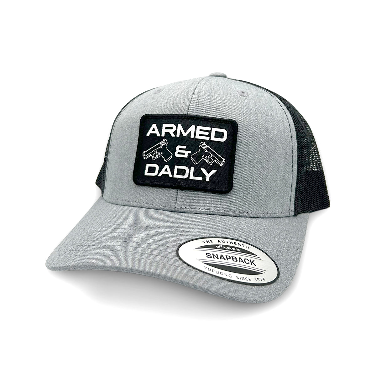 Armed & Dadly (Woven Patch) Shield Republic