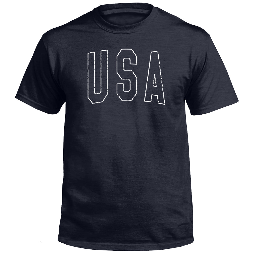 USA Collegiate Solid White (Front) Shield Republic