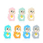 Baby Teethers Cartoon Animal Baby Teething Toy Penguin Silicone Teether Unicorn Pendant Raccoon Accessories Stevvex