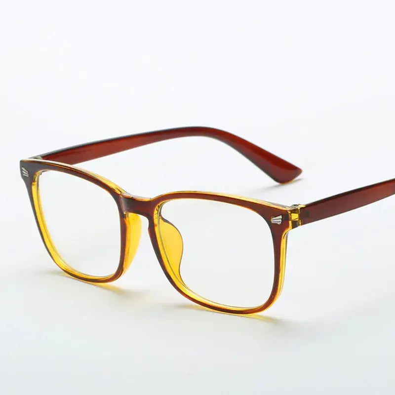 Fashion unisex Square glasses plain glasses full frame glasses for men and women radiation protection Optical glasses NovaCart
