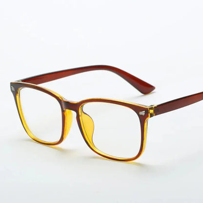 Fashion unisex Square glasses plain glasses full frame glasses for men and women radiation protection Optical glasses NovaCart