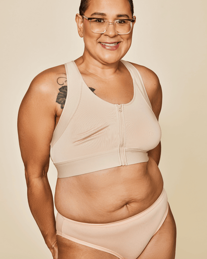 Hero Front‑Closure Sports Bra - Buff Meadow