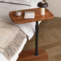 Nordic Wooden Modern Shaped Folding Coffee Tables for Living Room Apartment Bed Adjustable Height Side Table Wood Home NovaCart