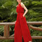 2022 Beach Style Jumpsuit for Women Summer Chiffon Bohemian Full Length Party Rompers