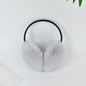 RTS Luxury Real Rex Rabbit Fur Ear Muffle Women's Winter Outdoor Warm Earmuffs Fashion Soft Earflap Ear Cover NovaCart