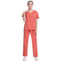 Fashionable Hospital Custom Nurse Uniform Embroidery Logo Colors Short Scrubs Jogger Straight Nurse Uniform Pants Sets NovaCart