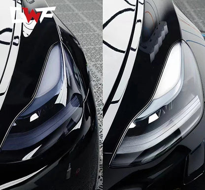 GWF 0.3*10 Vinyl Tpu Headlight Film Grey Photochromic Color Change TPH Car Headlight Film Piece NovaCart