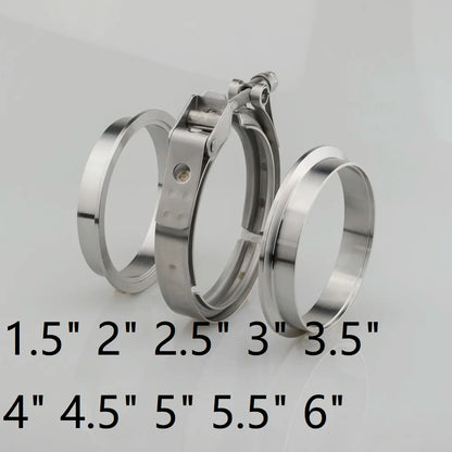 Stainless Steel Pipe Clamp with V Band Connection Made in Guangdong NovaCart