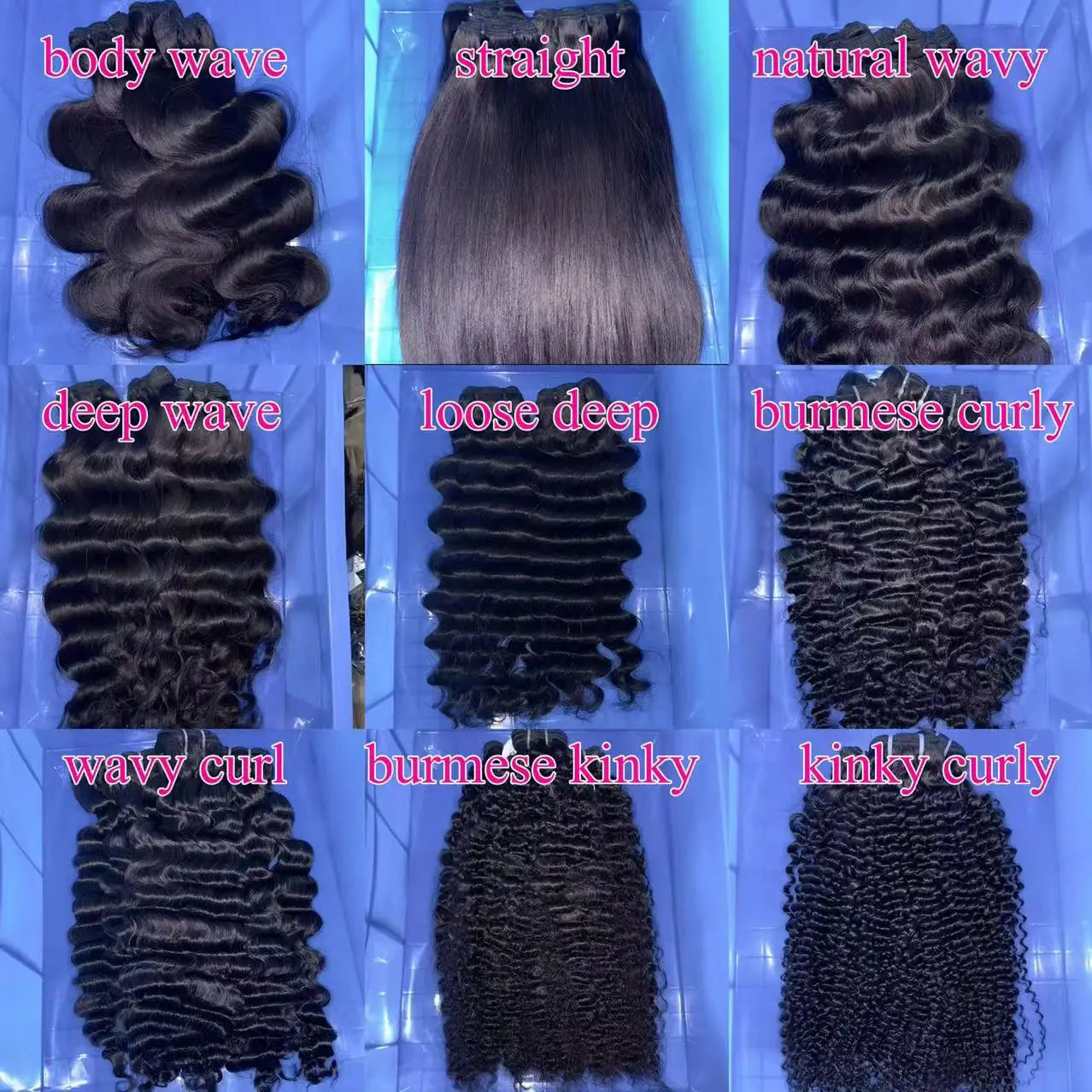 Unprocessed Raw Cambodian Straight  Best Quality Raw Human Hair Natural Body Wave Burmese Curly Raw Hair Bundle Vendor NovaCart