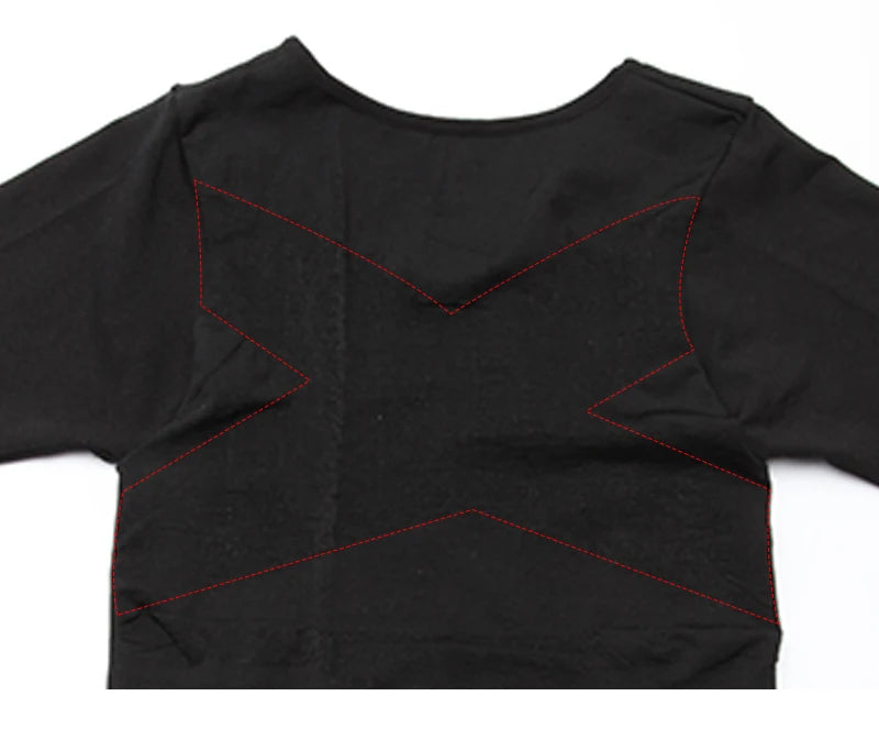 1/2 PCS Men Body Shaper T-Shirt Slimming Shapewear Corrective Posture Belly Control Compression Man Modeling Underwear Corset NovaCart