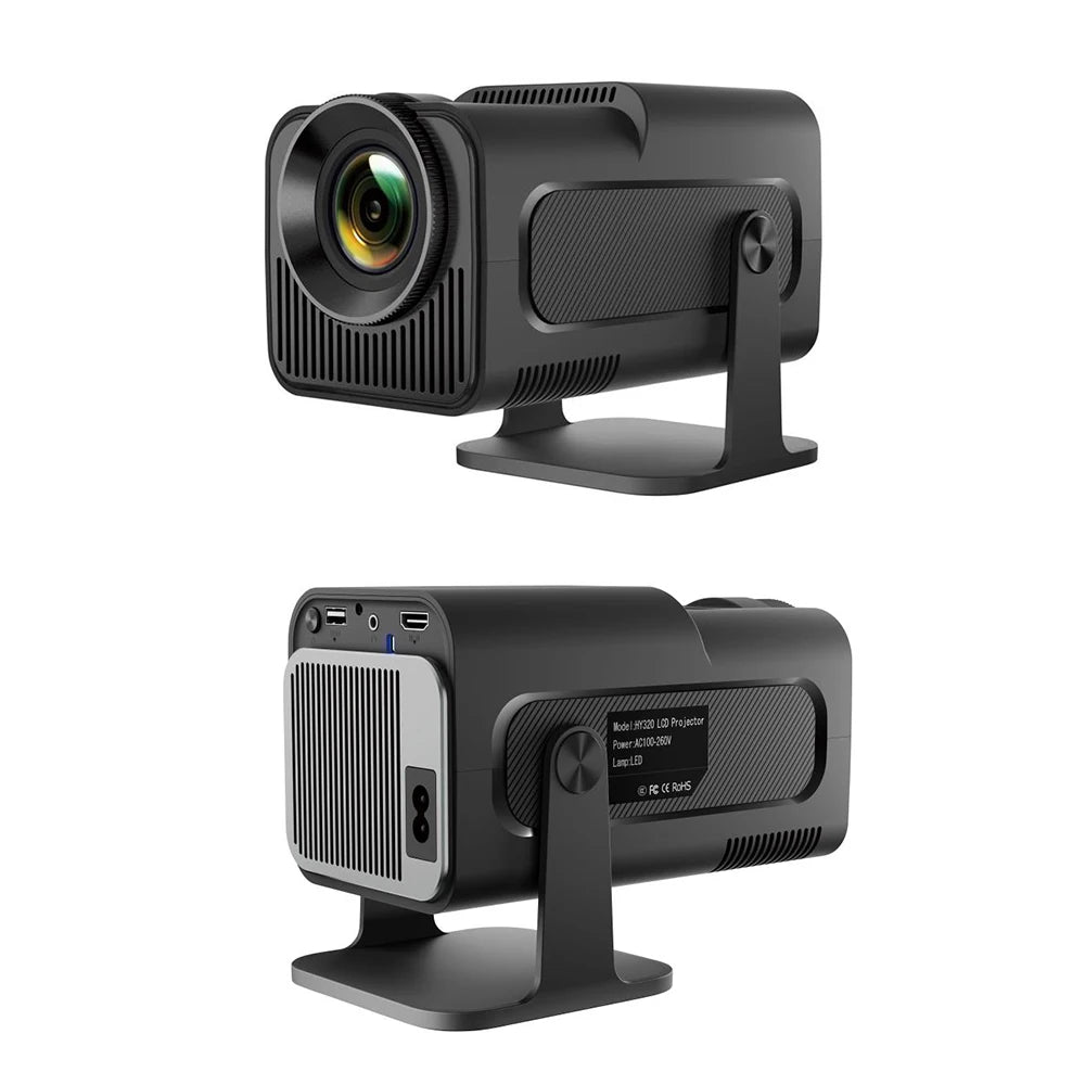 HY320 Mini Hd Home Theater Projector Mini Projector 4k Android Smart bluetooth Wi-fi Portable Outdoor Travel Projector 4K NovaCart