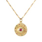 Boho Evil Bllue Eye Necklace for Women Men Snake All-seeing Eye Collar Necklace