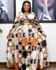 Liu Ming African Fashion Design 2024 Women Clothing Elegant Plus Size Printed Party Evening Long Maxi Dress NovaCart