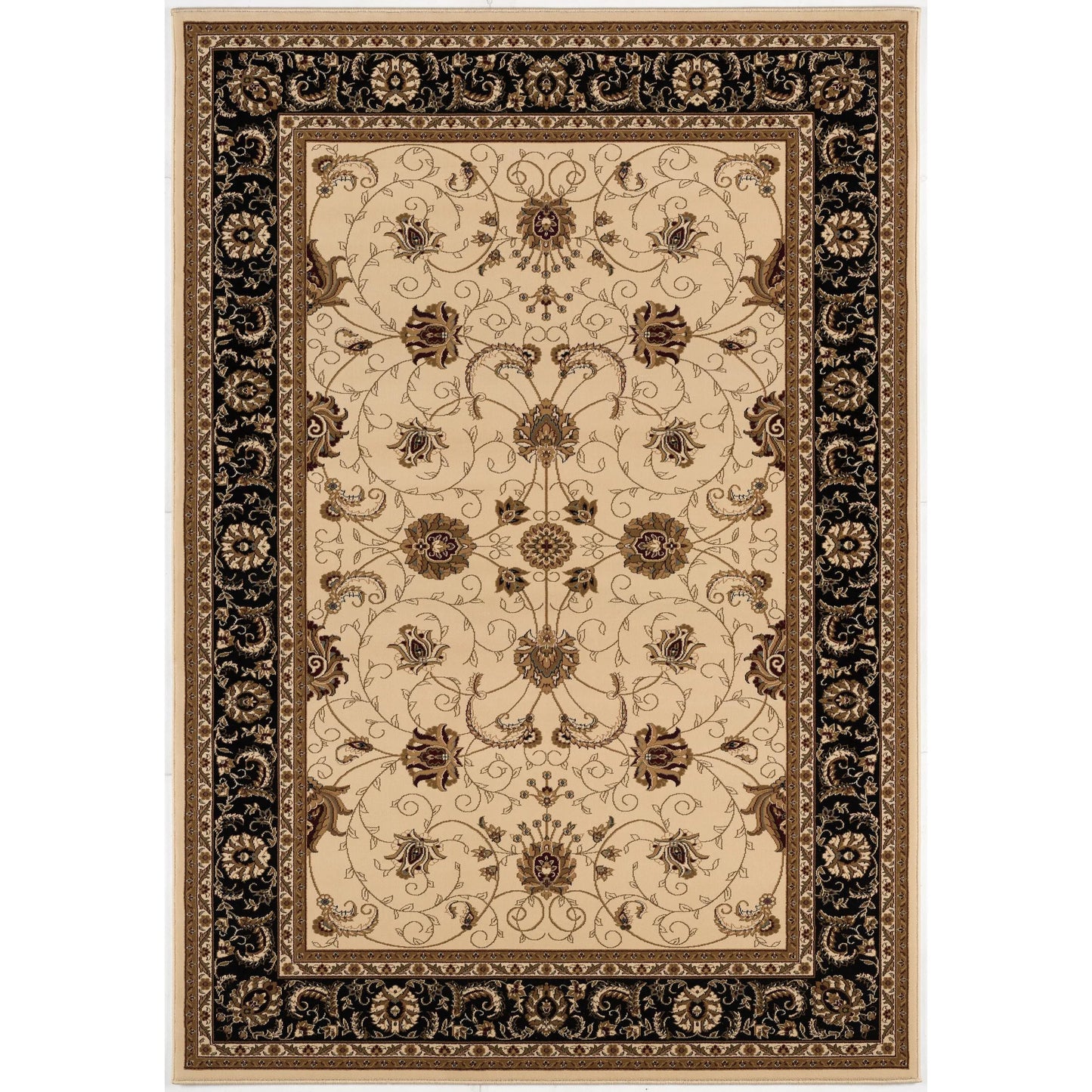 HMS 10' X 13' Beige Brown Oriental Large Boho Style Non-Skid Cow Hide Area Rug for Living Room Hallway Washable Rectangle NovaCart