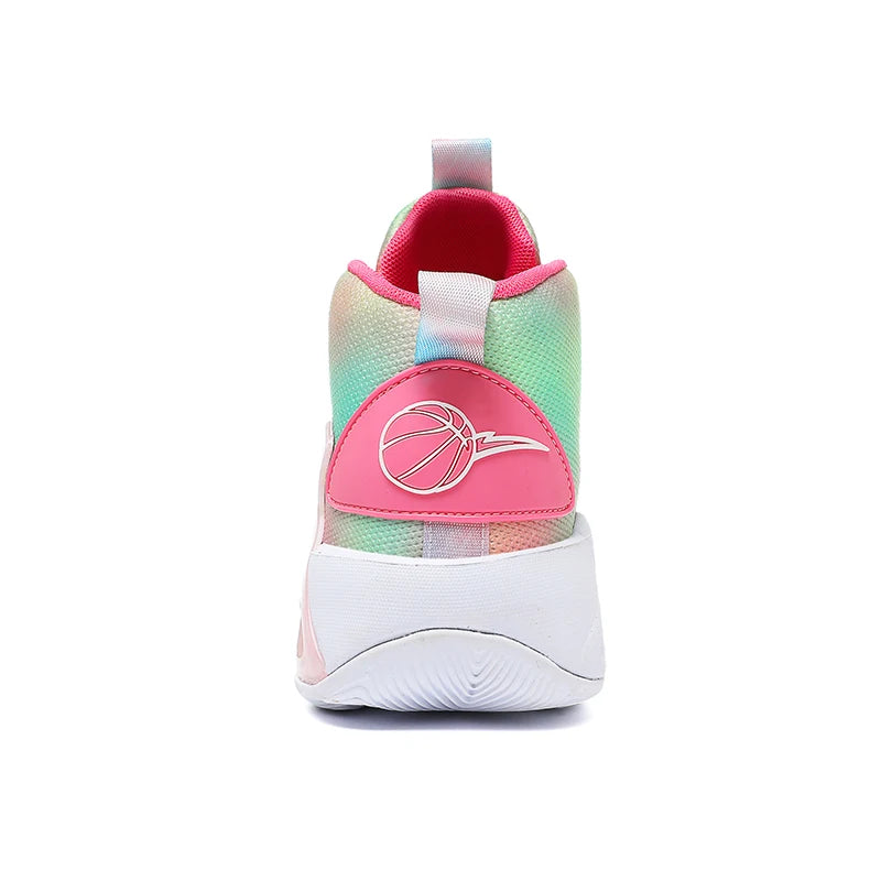 Basketball Boots Men Women Mid Cut Hook Loop Basket Sport Sneakers Cushioned Breathable Training Shoe NovaCart
