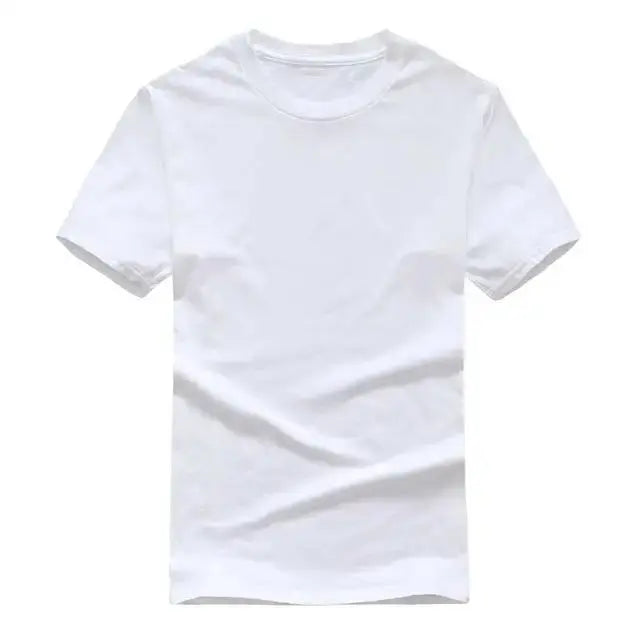 2024 New Solid color T Shirt Mens Black And White 100% cotton T-shirts Summer Skateboard Tee Boy Skate Tshirt Tops European size NovaCart