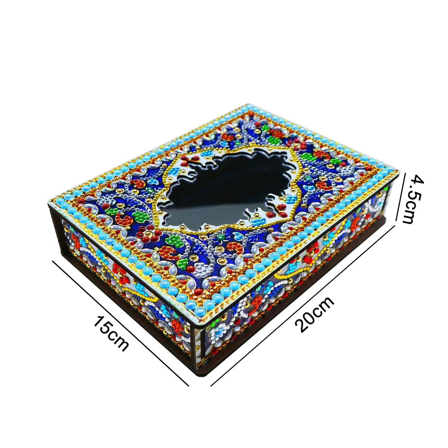 SONGWOO Wholesale Hot Selling DIY Custom Diamond Painting Kit Jewelry Necklace Ring Rhinestone Art Mandala Mirror Storage Box NovaCart