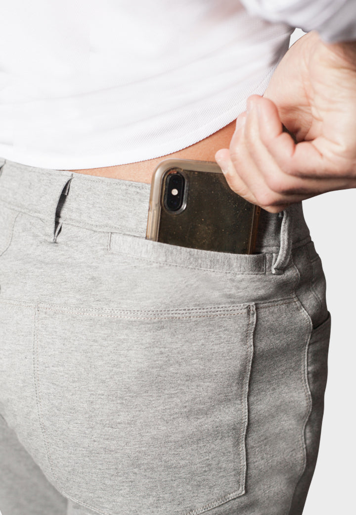 High-Five Tech Pants - Heather Grey Buki