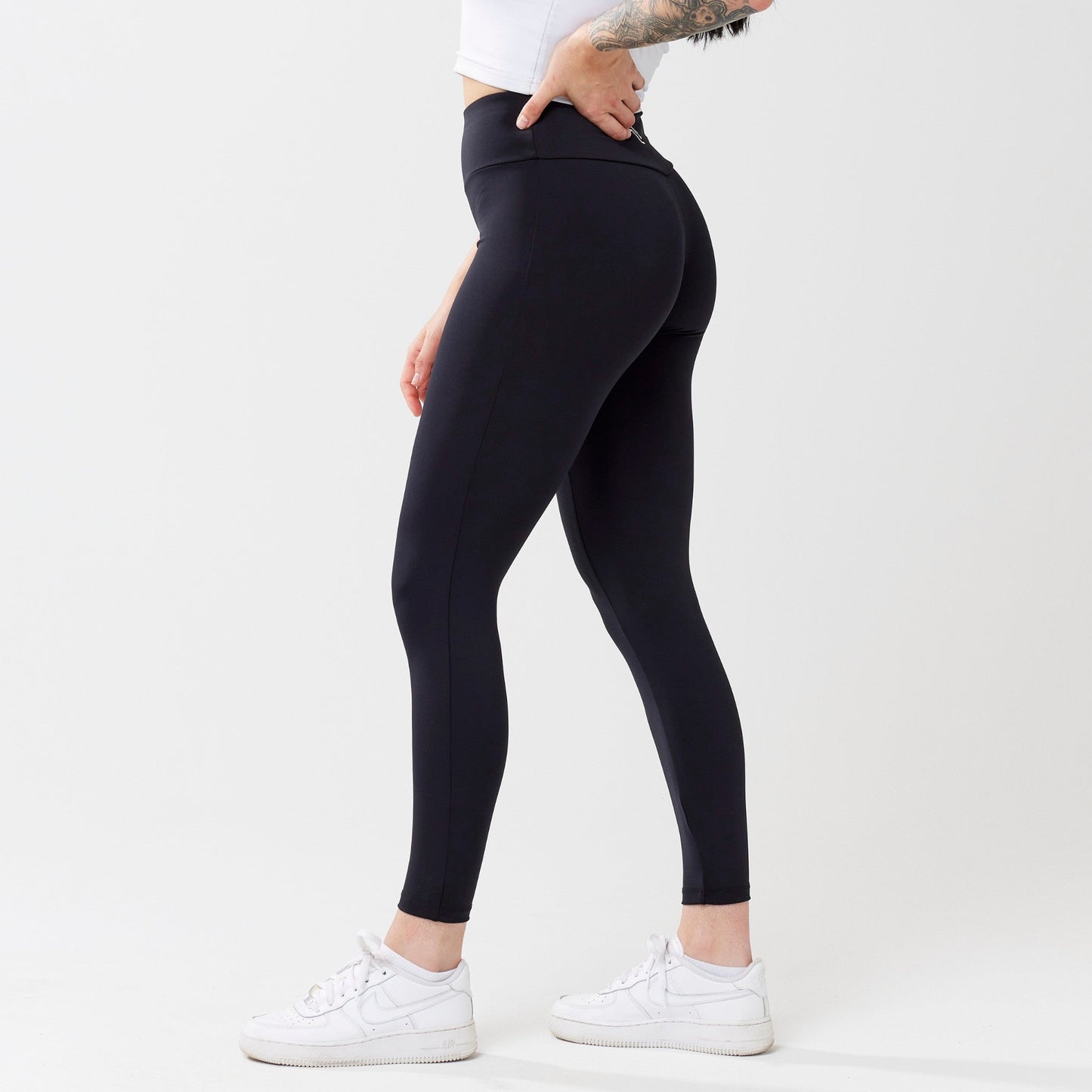 StayUP™ High-Rise Leggings - Black RECOSIVITY