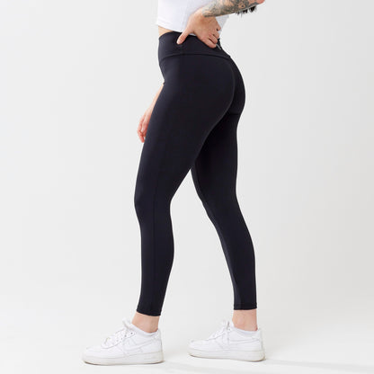 StayUP™ High-Rise Leggings - Black RECOSIVITY